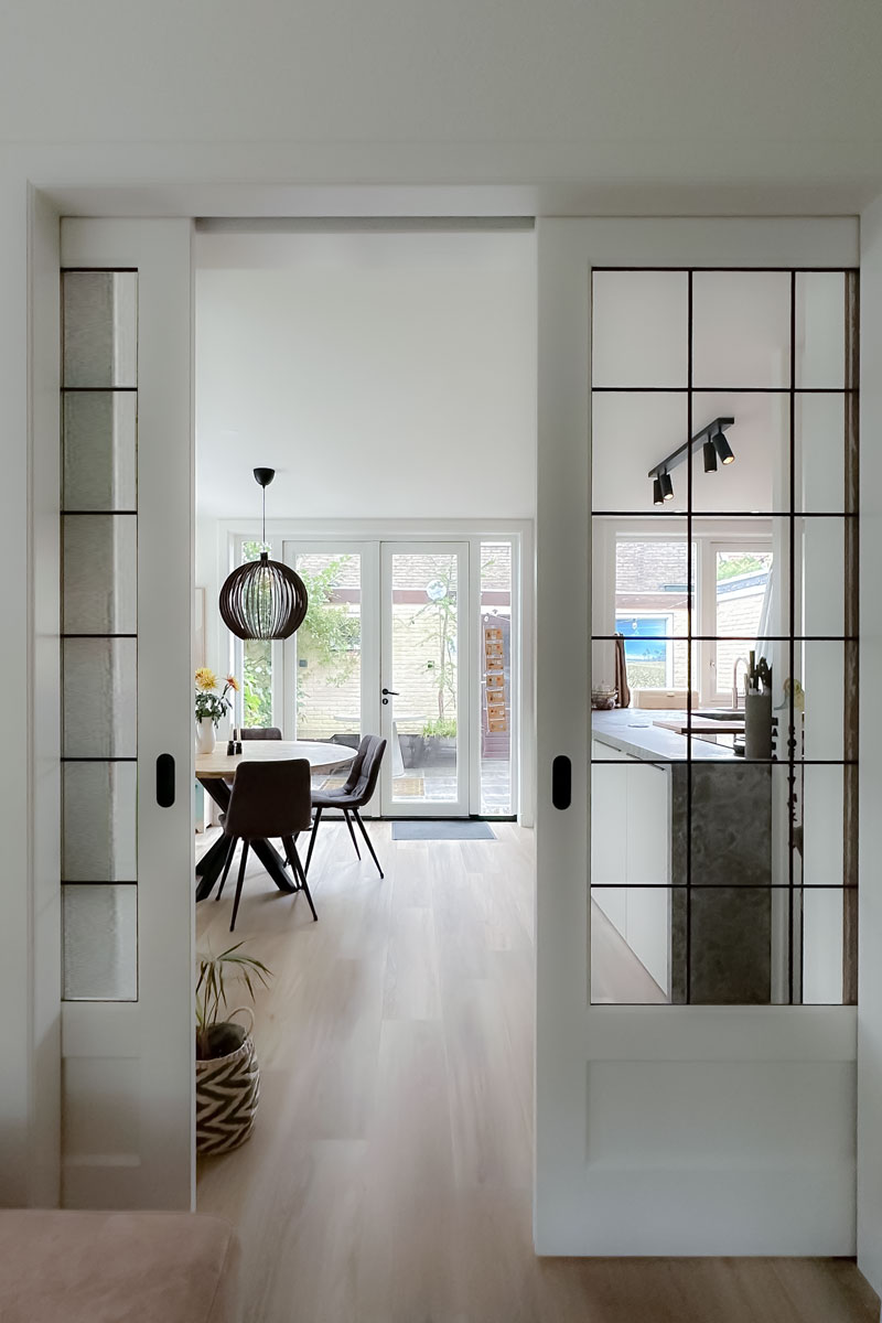 Interieurontwerp jaren 30 woning en suite deuren Amersfoort